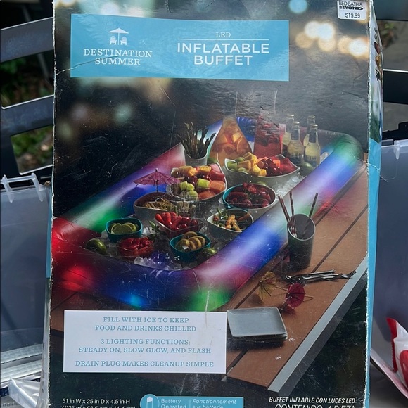 LED Inflatable Buffet - Multicolor - Picture 1 of 3